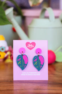 Aretes pink princess