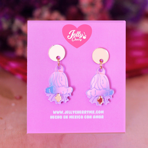 Aretes Jacaranada