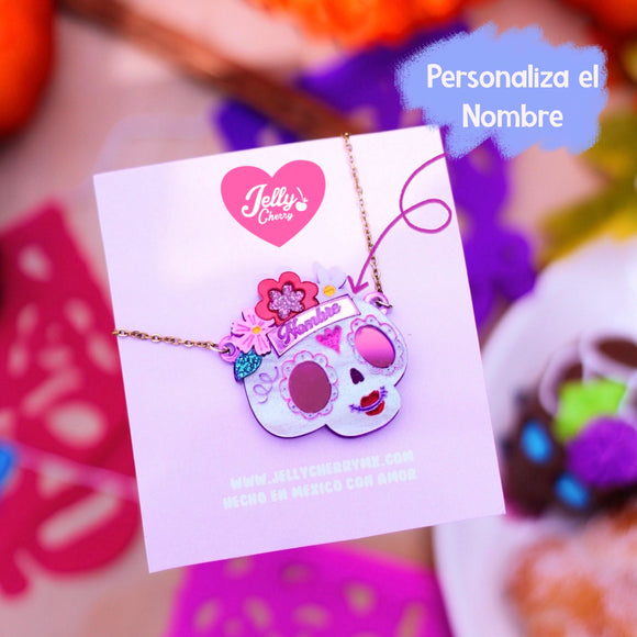 Collar Calavera de dulce Personalizado