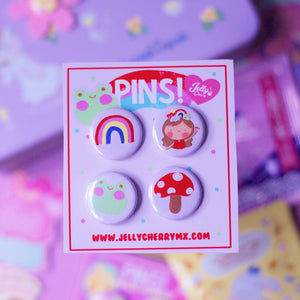 Set de pins Bosque