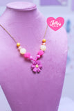 Pieza única collar lavanda