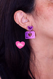 Aretes papel picado