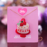 Collar pastel navideño