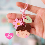 Llavero Señora de las plantas