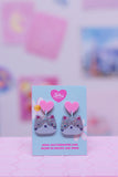 Aretes Gatito brillante