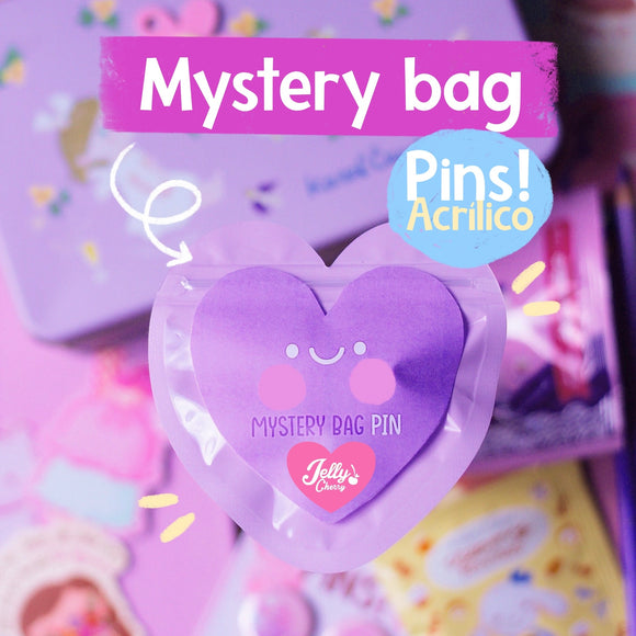 Mystery Bag Pins de acrílico