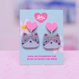 Aretes Gatito brillante