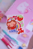 Set de stickers osos y cazadores
