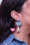 Aretes mexicanos talavera