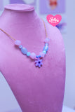 Pieza única collar lilac