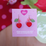 Aretes cerezo de manzana