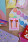 Aretes Crayola Naranja
