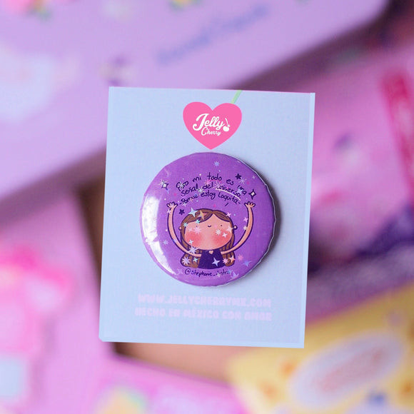 Pin holografico Loquitas
