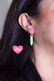 Aretes crayola Verde
