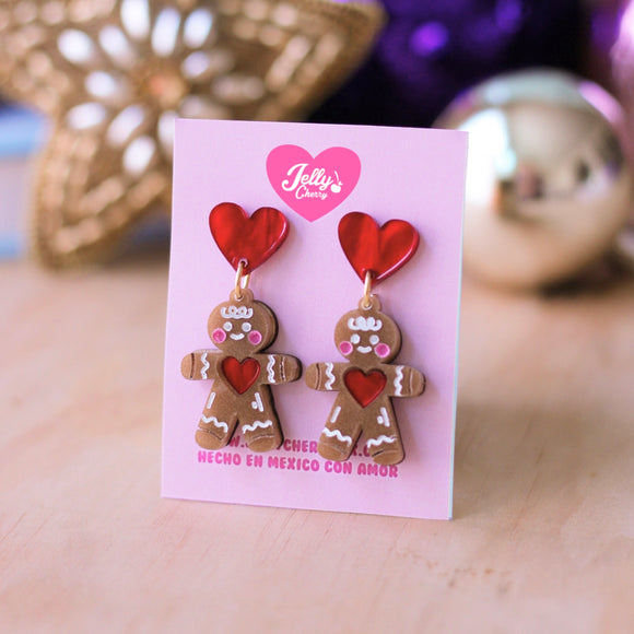 Aretes hombre de jengibre