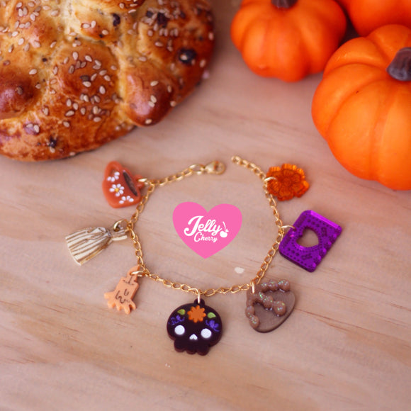 Pulsera chocolate día de muertos