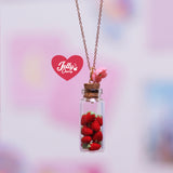 Collar frasquito de fresas
