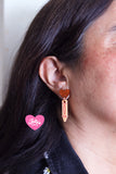 Aretes Crayola Naranja