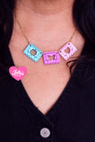 Collar papel picado