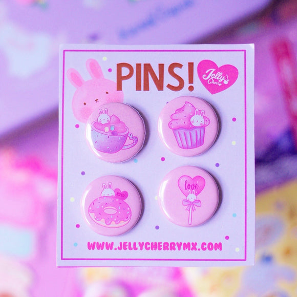Set de pins Postres