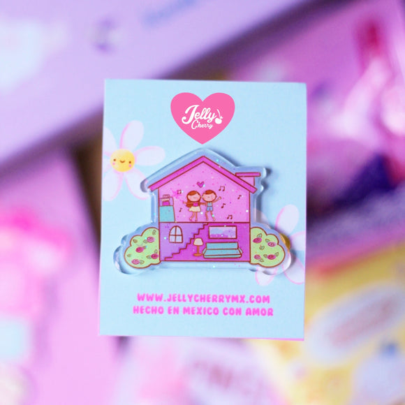 Pin acrílico Casita