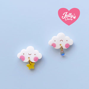 Aretes lluvia y sol