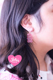 Aretes gummy de fresa