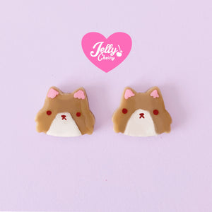 Aretes perrito peludito