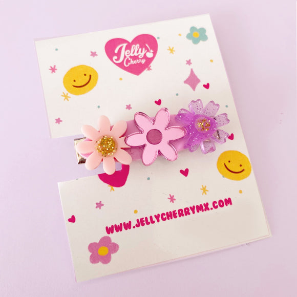 Broche de cabello flor