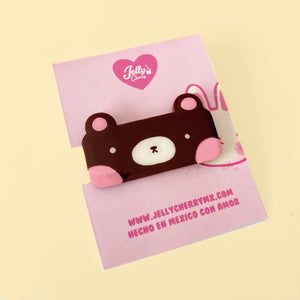 Broche de cabello oso