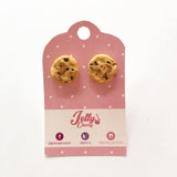 Aretes de Galleta con chispas.