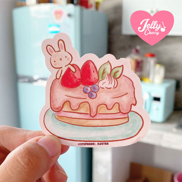 Sticker Pastel de conejo