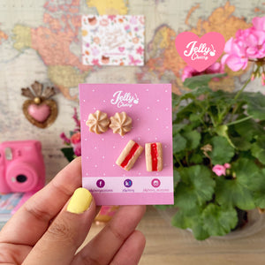 Aretes combo Barritas