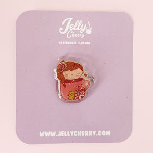 Pin Niña taza