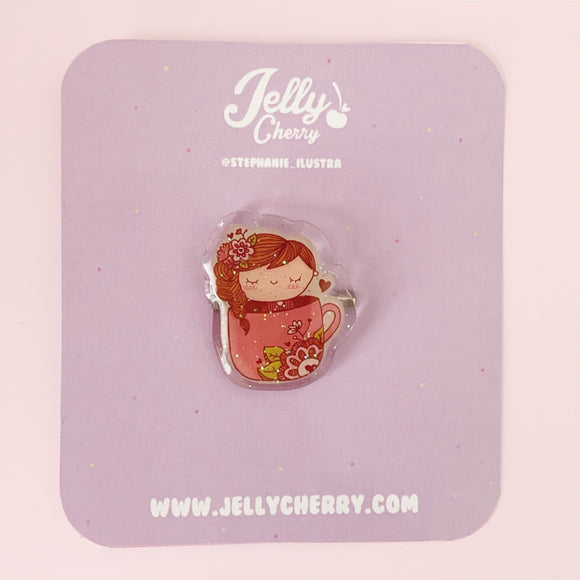 Pin Niña taza