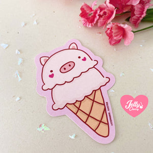 Sticker helado puerquito