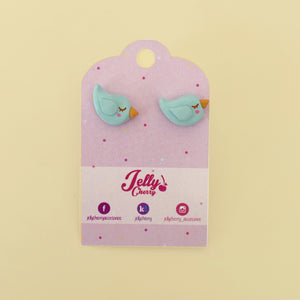 Aretes Pajaritos menta