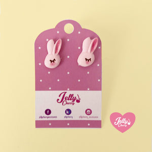 Aretes Conejos rosas