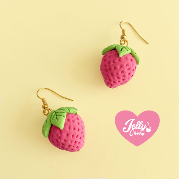Fresas rosas grandes