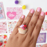 Anillo cupcake de frutas