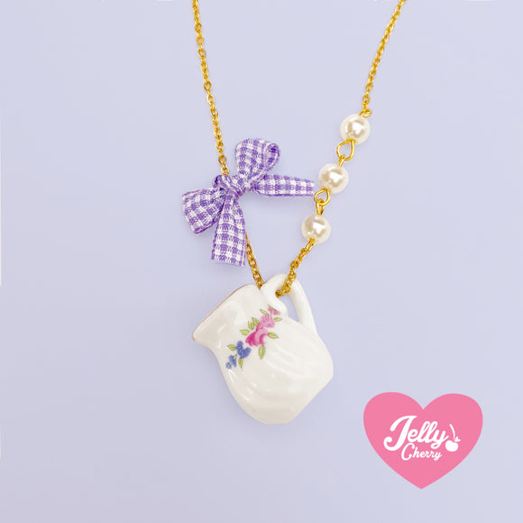 Collar jarrito de flores