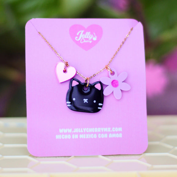 Collar gato negro