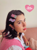Broche de cabello conejos