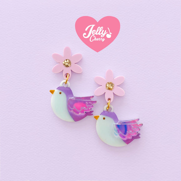 Aretes Pajaritos petricor