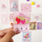 Broche de cabello de fresas