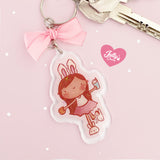 Llavero conejita acrilico