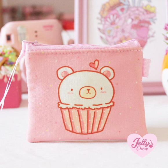 Monedero Cupcake de Oso