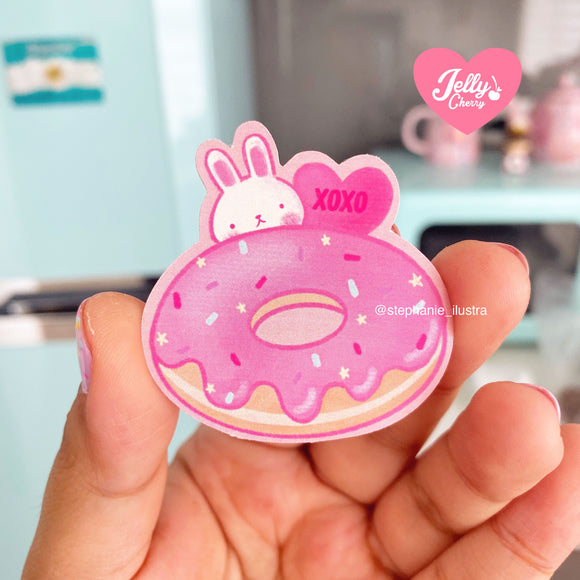 Sticker dona de conejo